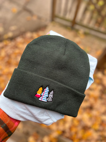 Embroidered School Christmas Beanie
