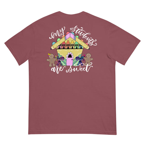 Gingerbread school comfort colors heavyweight t-shirt