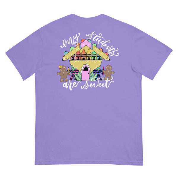 Gingerbread school comfort colors heavyweight t-shirt