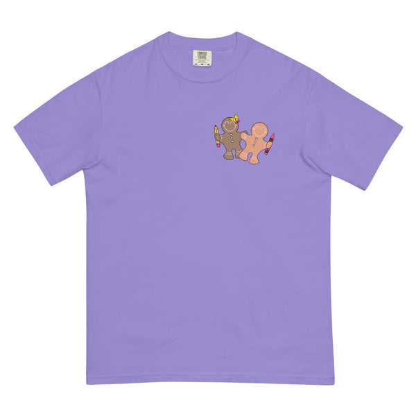 Gingerbread school comfort colors heavyweight t-shirt