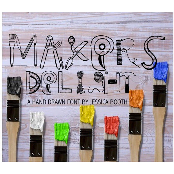 Makers Delight Doodle Font