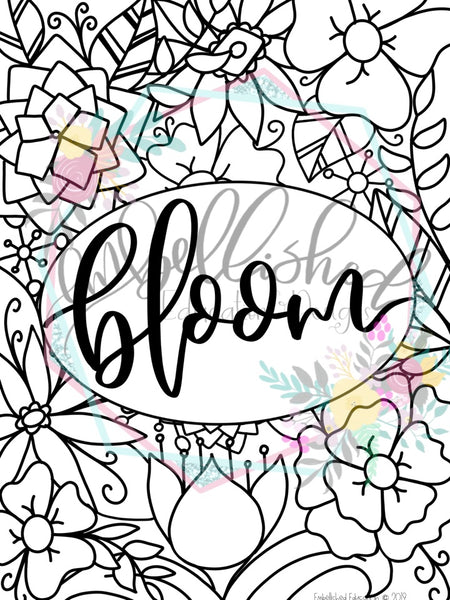 Coloring & Lettering Sheets School Themed