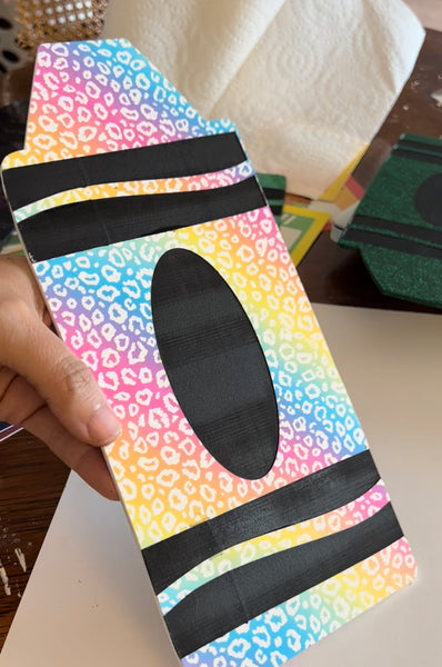 Mini glitter clipboard with notepad: school edition