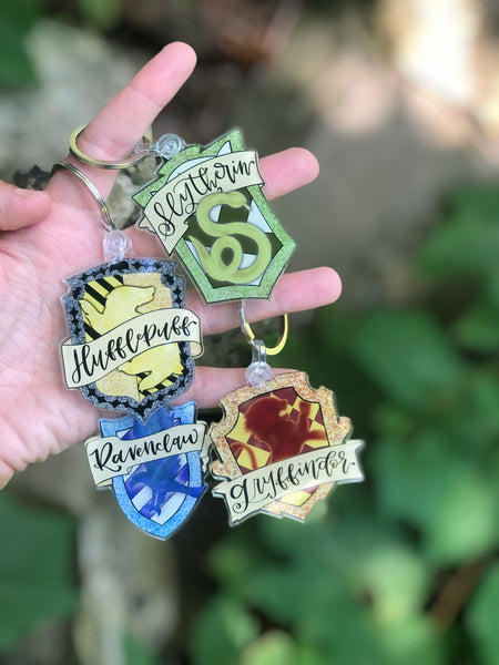 House shield keychains
