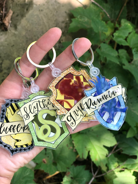 House shield keychains
