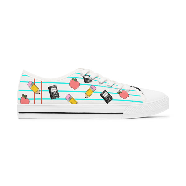 Women's paper doodle Low Top Sneakers *run big* PLEASE SIZE DOWN. No returns or exchanges