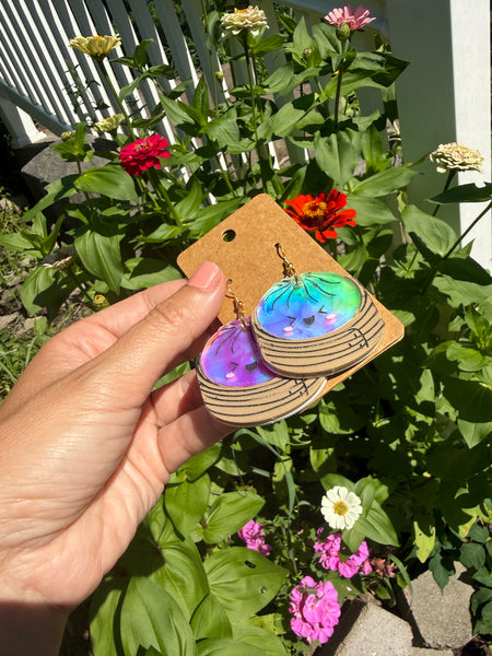 Dumpling rainbow holographic dangle