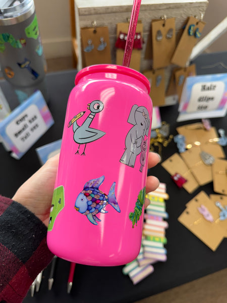 Storybook glass cans