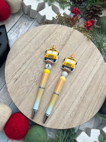 Bus Beaded bros school style pens