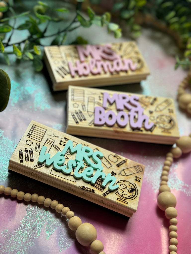 Custom Eraser Design Personalized 3d dry eraser – Embellished Education and Designs