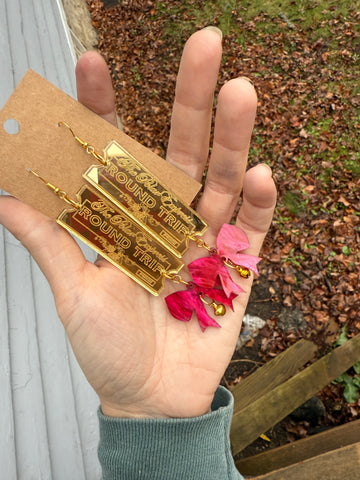 Polar express earrings