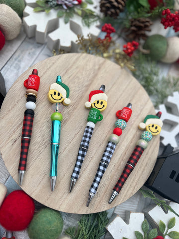 Beaded bros christmas style pens