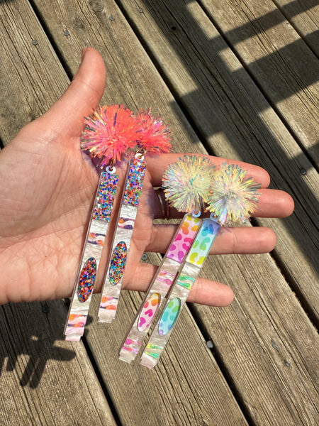 Marker earrings