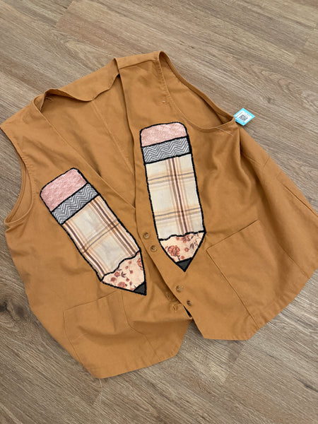 One of a kind pencil vest
