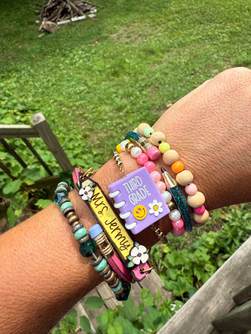 Pencil personalized bracelet