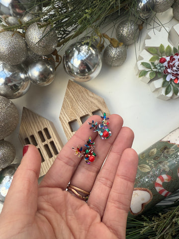 Reindeer rainbow studs