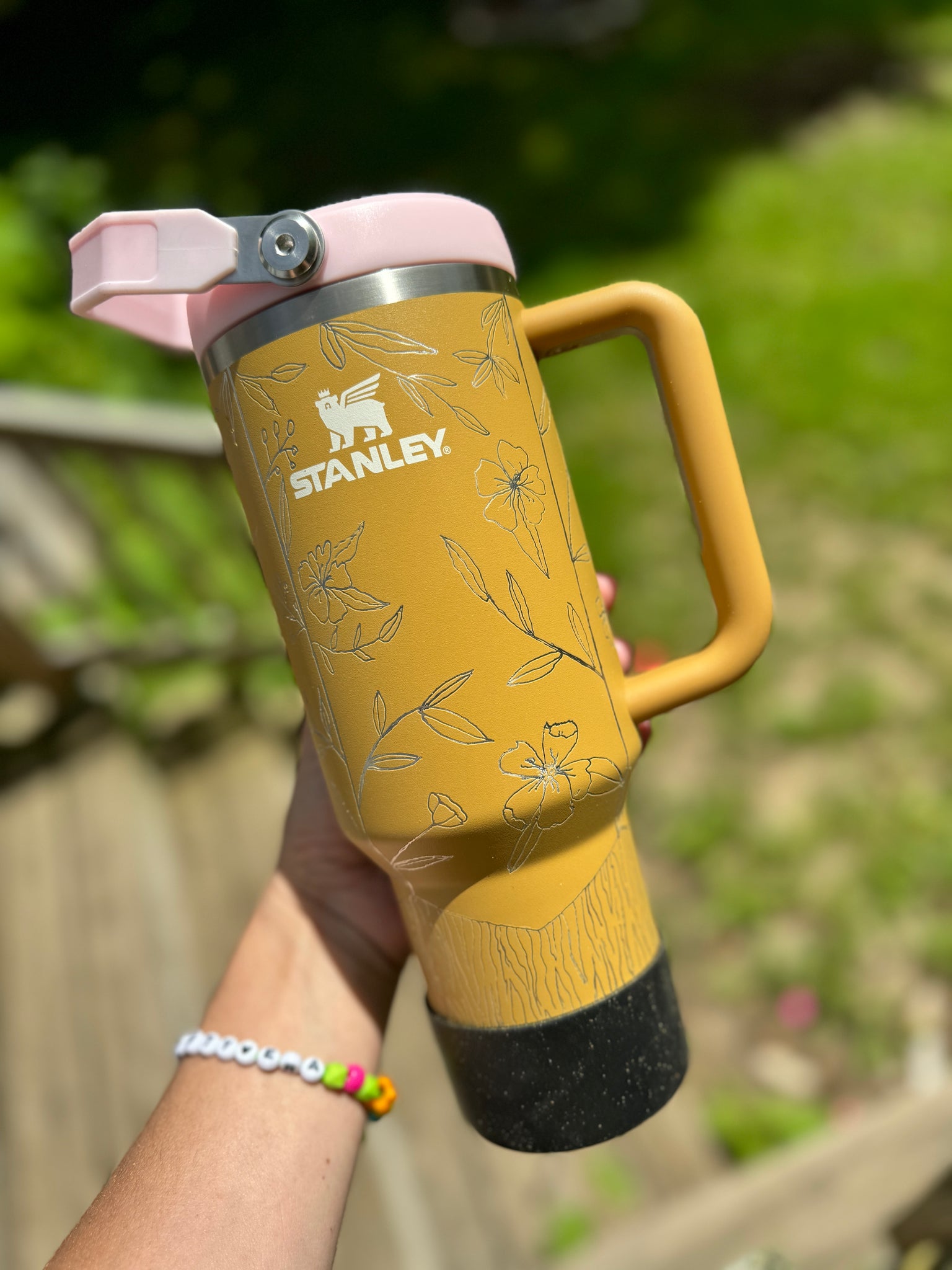 Stanley hand engraved pencil tumblers