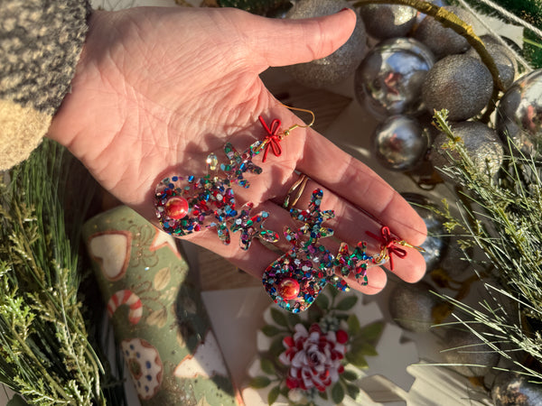 Reindeer rainbow dangles
