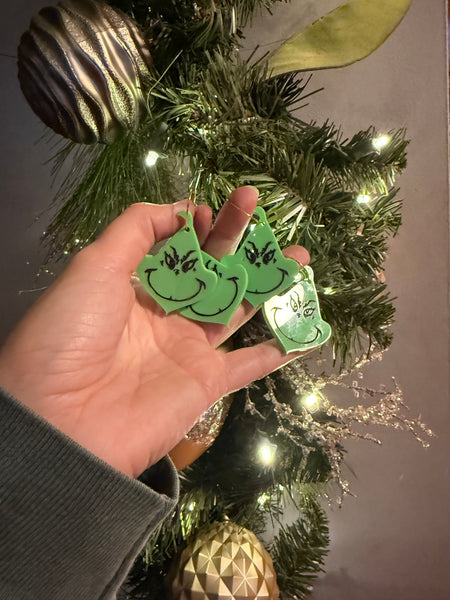 Grinch earrings