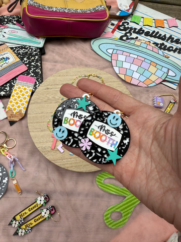 Composition earrings *preorder*