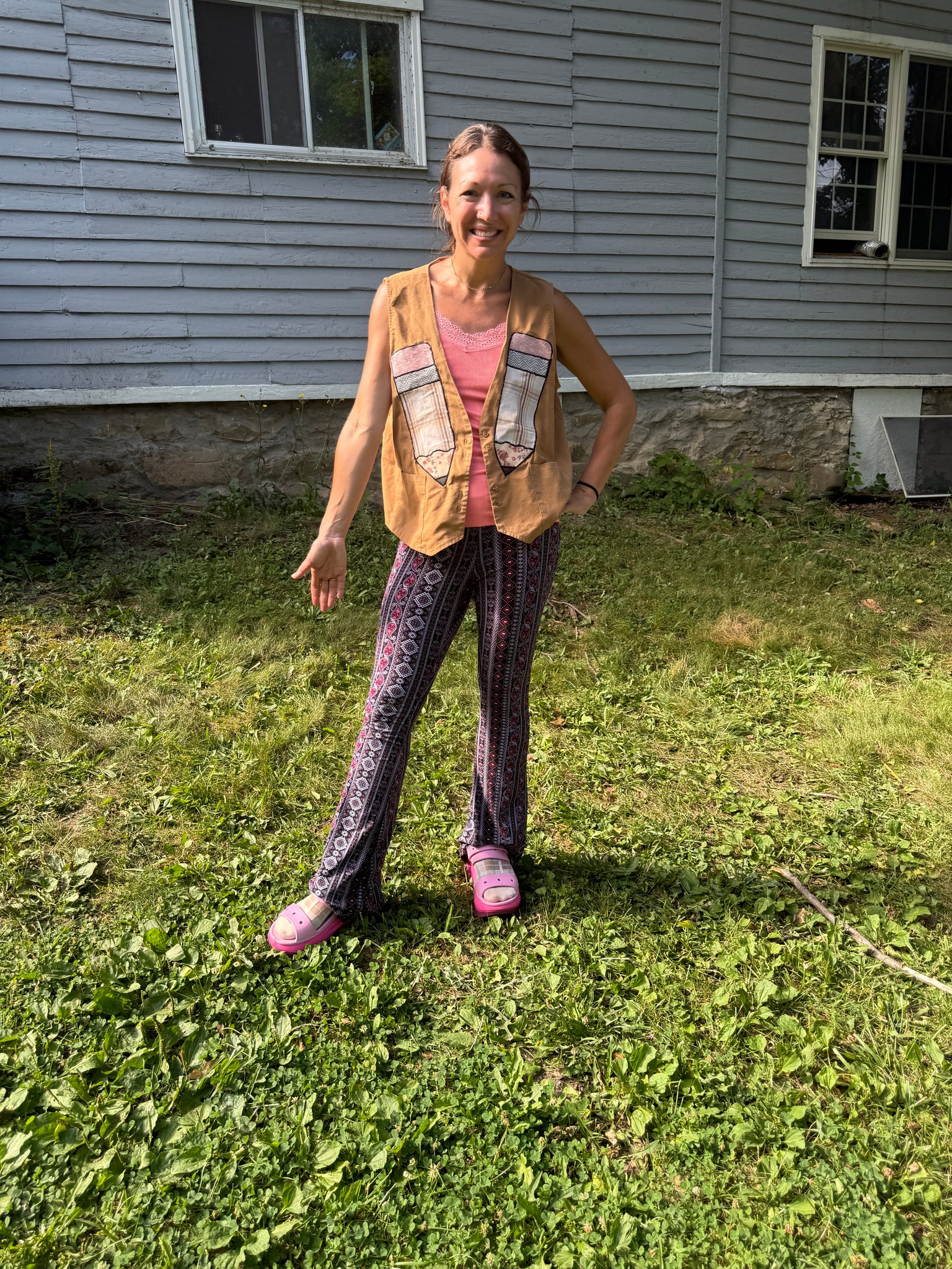 One of a kind pencil vest