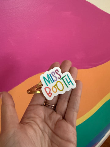 Name barrette or Bobby pin personalized