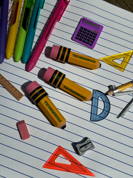 Personalized pencil eraser