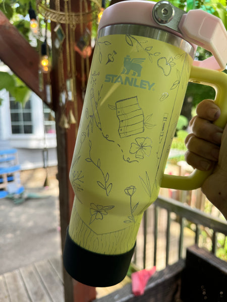 Stanley hand engraved pencil tumblers