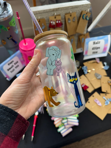 Storybook glass cans