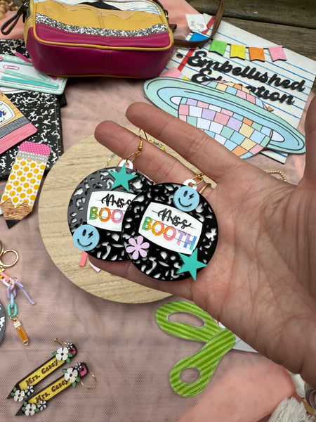 Composition earrings *preorder*