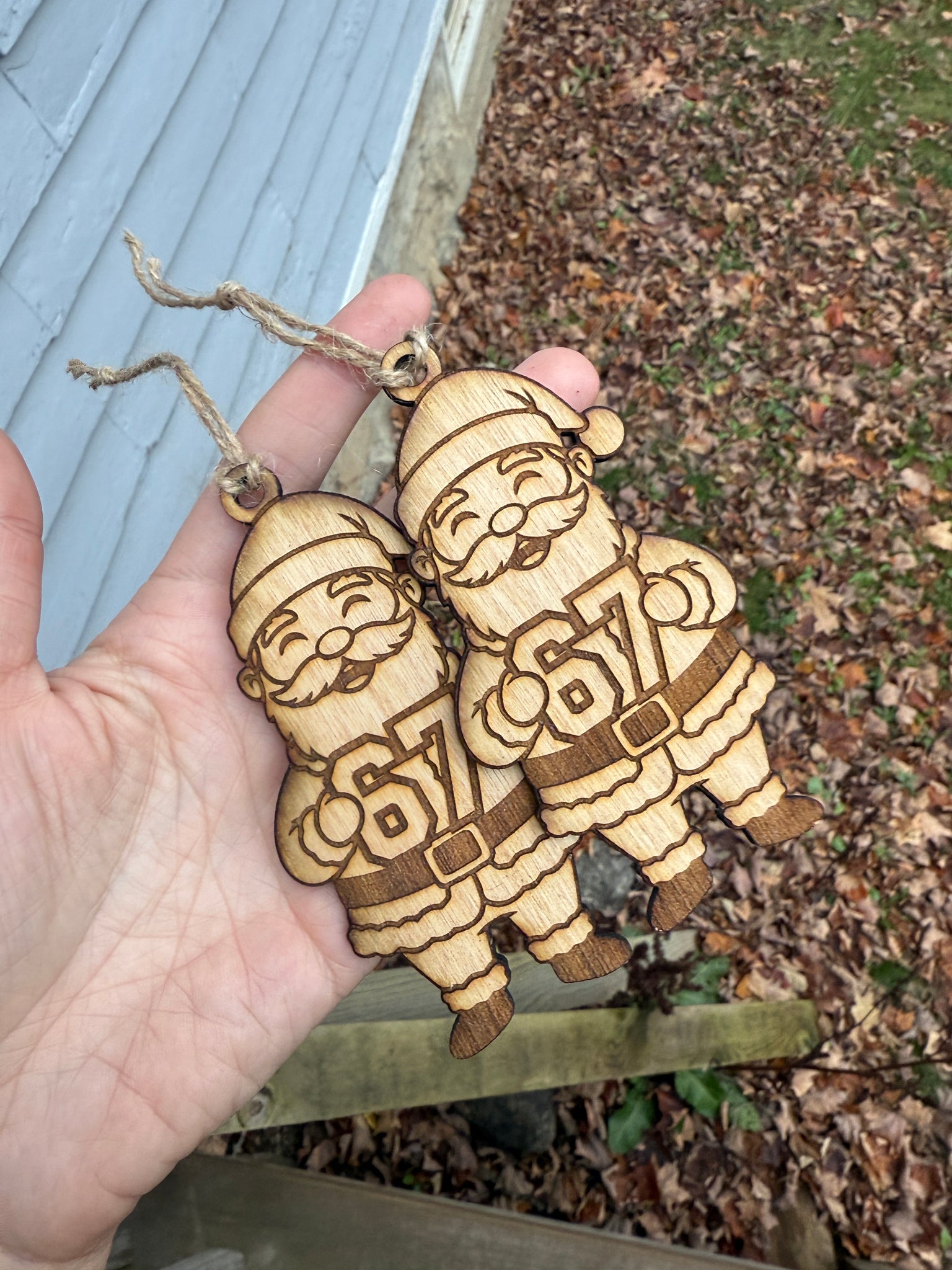 Santa 6-7 ornament
