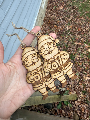 Santa 6-7 ornament