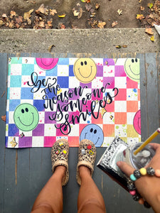 Be the reason someone smiles Area Rugs