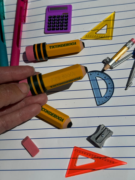 Personalized pencil eraser