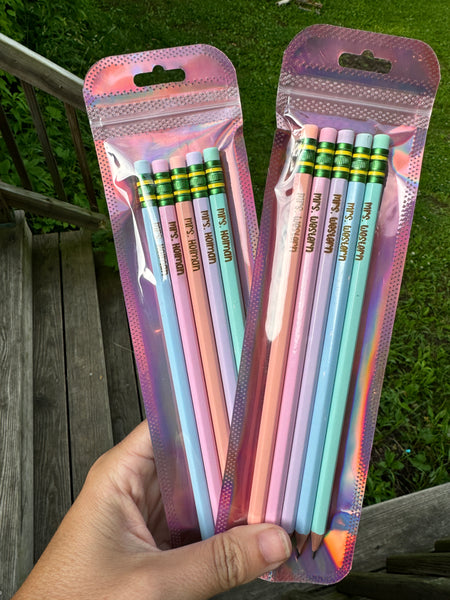 Personalized pastel pencils