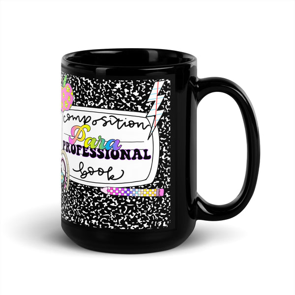Paraprofessional Black Glossy Mug