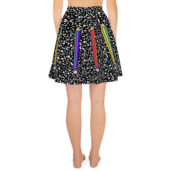 Composition pencil flowy Skirt