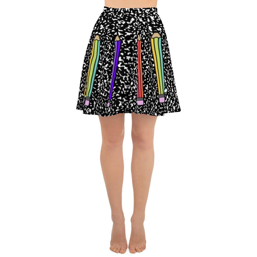 Composition pencil flowy Skirt