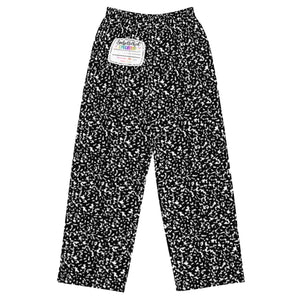 Composition notebook  wide-leg pants