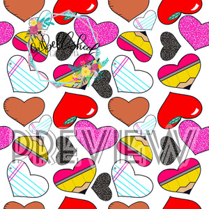 School hearts transparent background png
